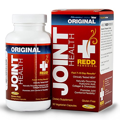 Remedios JointHealth Original de REDD - suplemento de la salud de las articulaciones - reduce el sufrimiento de los tejidos conectivos y articulaciones - promueve conjunto comodidad y flexibilidad - 90 cápsulas vegetarianas