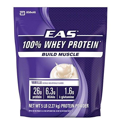 EAS 100% Whey Protein - 5lb bolsa vainilla