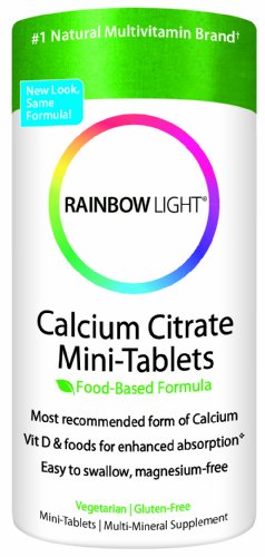 Citrato de calcio 100% luz del arco iris, 120 Minitab