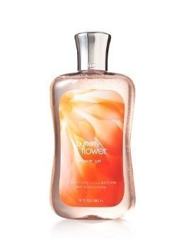 Baño y cuerpo funciona mariposa flor ducha Gel, 10 Fl Oz