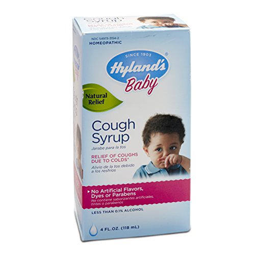 De Hyland's Baby jarabe para la tos, tos Natural y frío relieve, 4 onzas