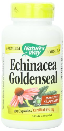 De la naturaleza forma Echinacea y Goldenseal, 450 mg, 180 cápsulas