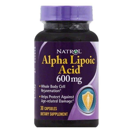 Natrol Cápsulas 600 mg ácido alfa lipoico 30 ea