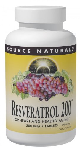 Source Naturals Resveratrol 200mgm 120 cápsulas vegetarianas