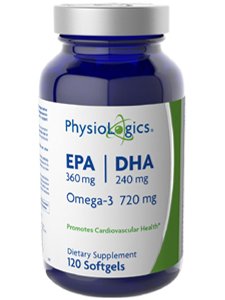 Physiologics EPA 360/240 de DHA Omega-3 720 mg 120 cápsulas