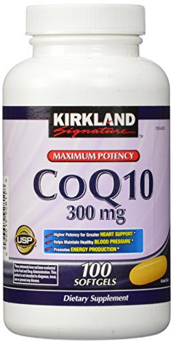 Kirkland Signature COQ10 100 Softgels, 300 mg, 6,4 onzas