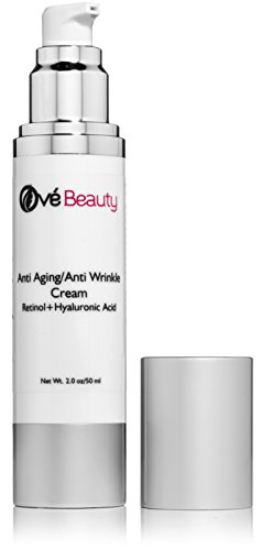 Ové belleza Anti envejecimiento facial crema con Retinol y ácido hialurónico. GRAN tamaño de 2 oz.
