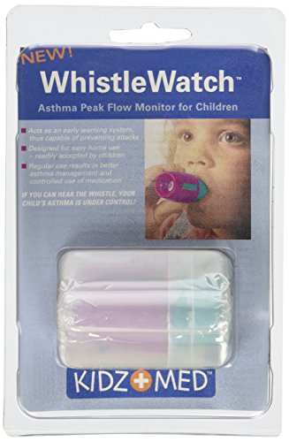 Alerta de monitor reloj silbido respiración asma para niños (rosa-turquesa - solo)