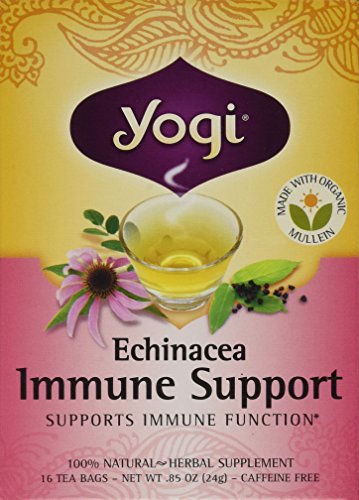 Yogi Tea Herbal ayuda inmune Echinacea--16 bolsas de té