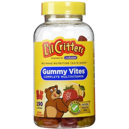 3 Pack - L'il Critters Fórmula Vitaminas de Gominola multivitamínicos y minerales para niños 190 ea