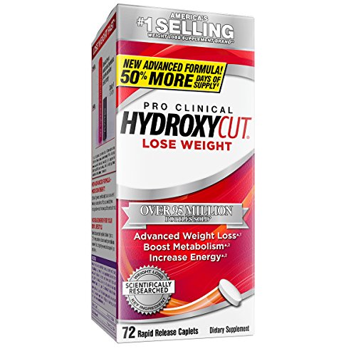 Hydroxycut Pro clínica 72ct peso pérdida píldoras