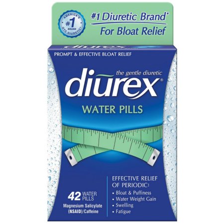 DIUREX píldoras de agua 42 Cada (paquete de 4)