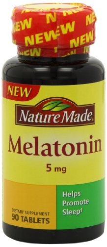 Naturaleza melatonina tabletas, 5 Mg, 90 cuenta