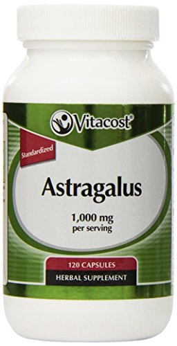 Extracto de astrágalo Vitacost - estandarizado - 1.000 mg por porción - 120 cápsulas