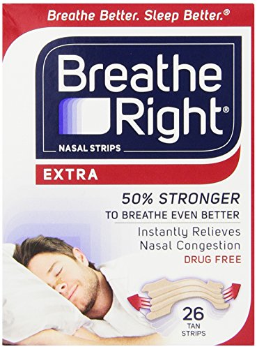 Breathe tiras Nasal derecha, caja Extra, cuenta 26