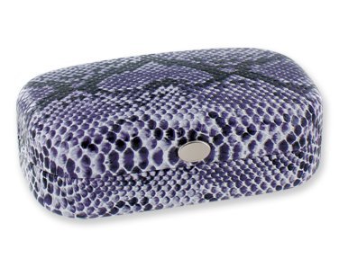 Diseñador metropolitana caja de la píldora: elegir estilo! (Serpiente color púrpura)