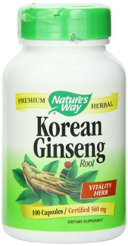 Forma Ginseng de la naturaleza, Korean, 100 cápsulas, 560 mg