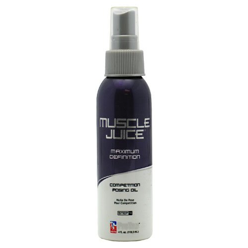 Músculo jugo Pro posando aceite 4 oz. De Tan Pro