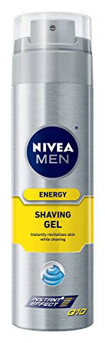 NIVEA FOR MEN energía afeitado Gel Q10, 7 oz botella (paquete de 3)