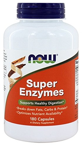 AHORA alimentos Super enzimas, 180 cápsulas