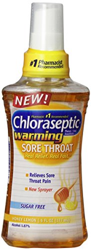 Chloraseptic Spray para la garganta dolorida, 6 onzas de líquido de calentamiento