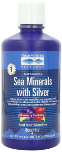 Traza de minerales investigación SMS01 - mar Liqumins minerales de plata, 32 onzas FL.