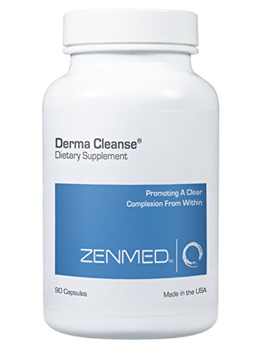 ZENMED Derma Cleanse capsulas, mejor todo Natural del acné tratamiento suplemento 60 pastillas