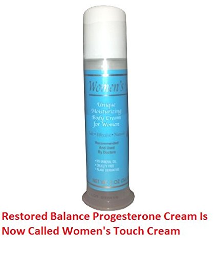 Restaurado el Balance ya No está disponible - ahora se llama toque progesterona Natural de mujer hidratante corporal crema 2oz bomba (libre de crueldad)