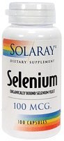 Solaray - selenio orgánico enlazado, cápsula (plástico de Btl) 100mcg 100ct