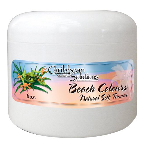 Caribbean Beach soluciones colores Natural Self Tanner, 6 onzas