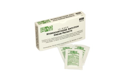 PAC-Kit de primeros auxilios sólo 18-012 hidrocortisona antipruriginosos paquete crema (caja 12)
