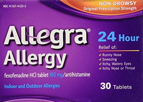 Alergia Allegra 24 horas, 30 CT (paquete de 1)