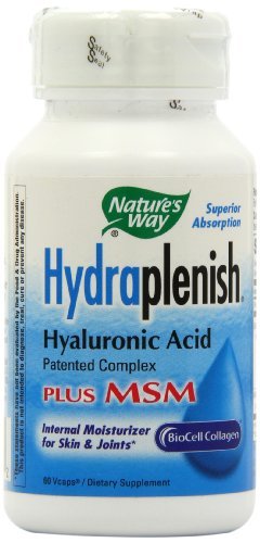 Forma Hydraplenish de la naturaleza con MSM, 60 Vcaps