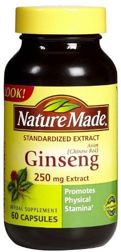 Naturaleza Ginseng 250 mg Caps, 60 ct