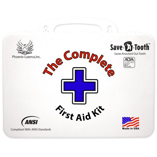 El Kit de primeros auxilios completo Kit Ansi primeros auxilios, blanco