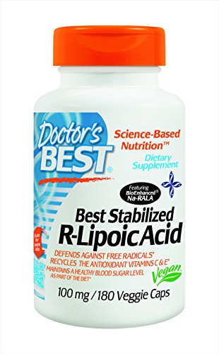 Mejor del doctor estabilizado R-lipoic Acid, 180-Conde