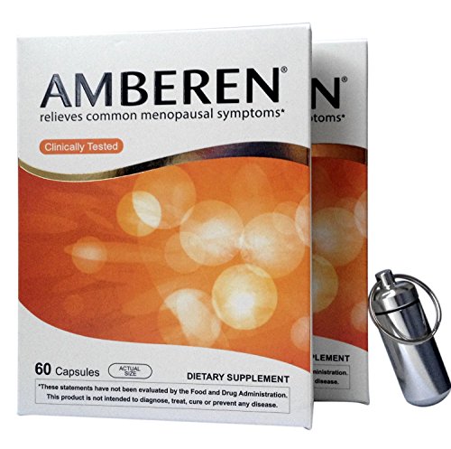AMBEREN menopausia alivio suplemento (suministro de 120 cuenta a granel)