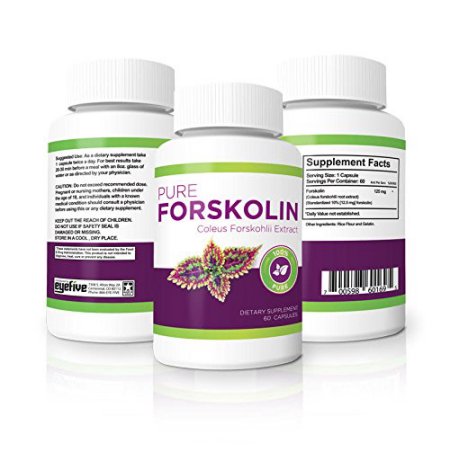 100% puro Forskolin - Maximum Strength quemador de grasa y fortalecer los músculos