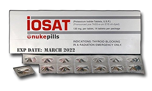 iOSAT tabletas de yoduro de potasio 130 mg (14 tabletas)
