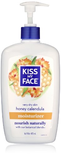 Beso mi crema hidratante de cara, miel/Calendula, 16 onzas de líquido