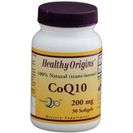 Healthy Origins CoQ10, Kaneka Q10, 100% natural, 200 mg, 30 CT