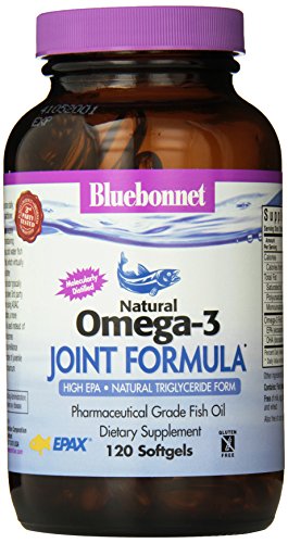 BlueBonnet Natural Omega-3 conjunto fórmula cápsulas, 120 cuenta