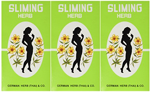 (3 paquetes) 50 bolsas alemana hierbas adelgazantes té de adelgazar perder peso quemar dieta Slim Fit rápido de desintoxicación