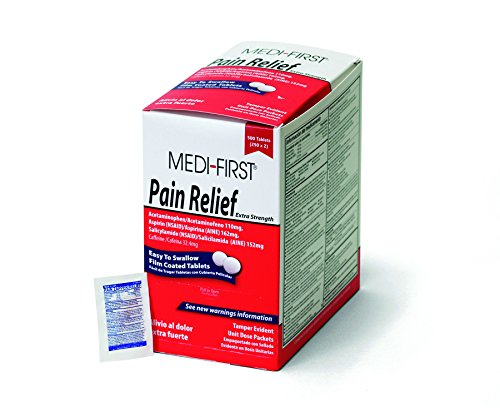 Medique productos 81113 Medi-primer dolor alivio tabletas, tabletas de 500, 250 X 2