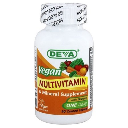 Deva Vegan Un diario de multivitaminas y minerales tabletas 90 Ct