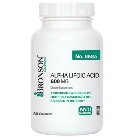 Bronson ácido alfa lipoico 600 mg 60 Cápsulas