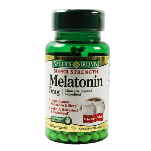 Recompensa melatonina Super fuerza de la naturaleza--5 mg - 90 cápsulas