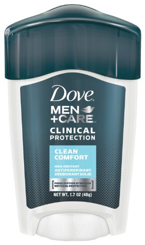 Dove Men + Care clínica protección antitranspirante y desodorante, limpia Comfort 1.7 oz