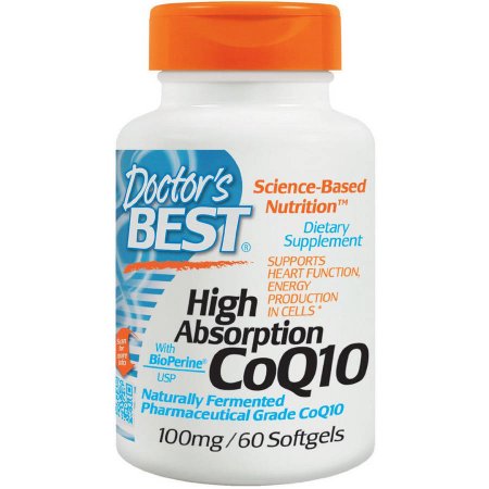 Doctor's Best Alta absorción de CoQ10 100 mg, 60 CT