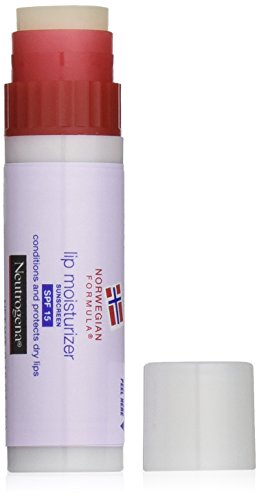 Crema hidratante labial fórmula Noruega de Neutrogena, SPF 15, 0,15 onzas (paquete de 2)